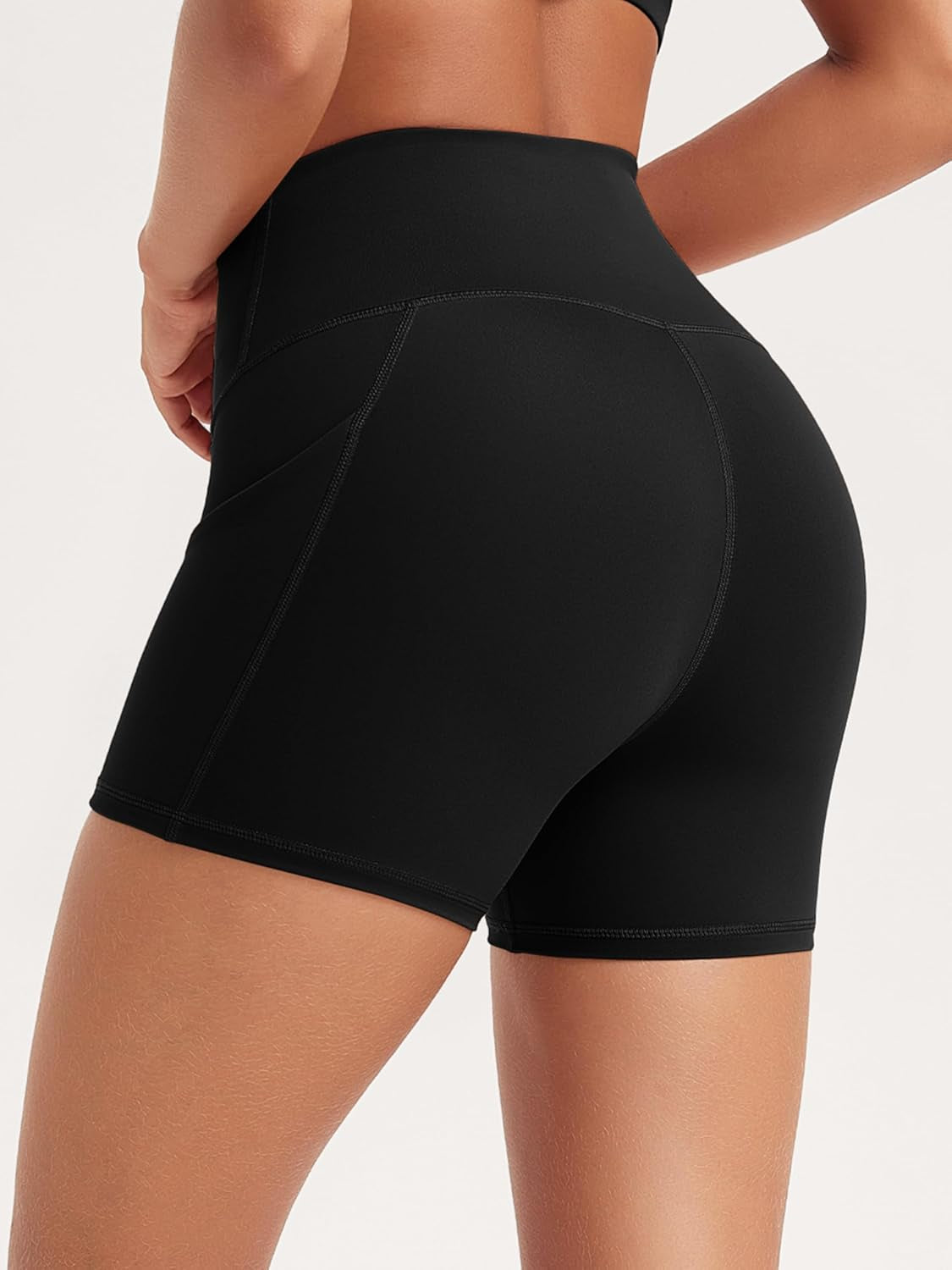 Women'S Tummy Control Biker Shorts 2.0 with Pockets High Waist Athletic Workout Yoga Shorts-3.5''/ 5"/ 8" / 10" Inseam
