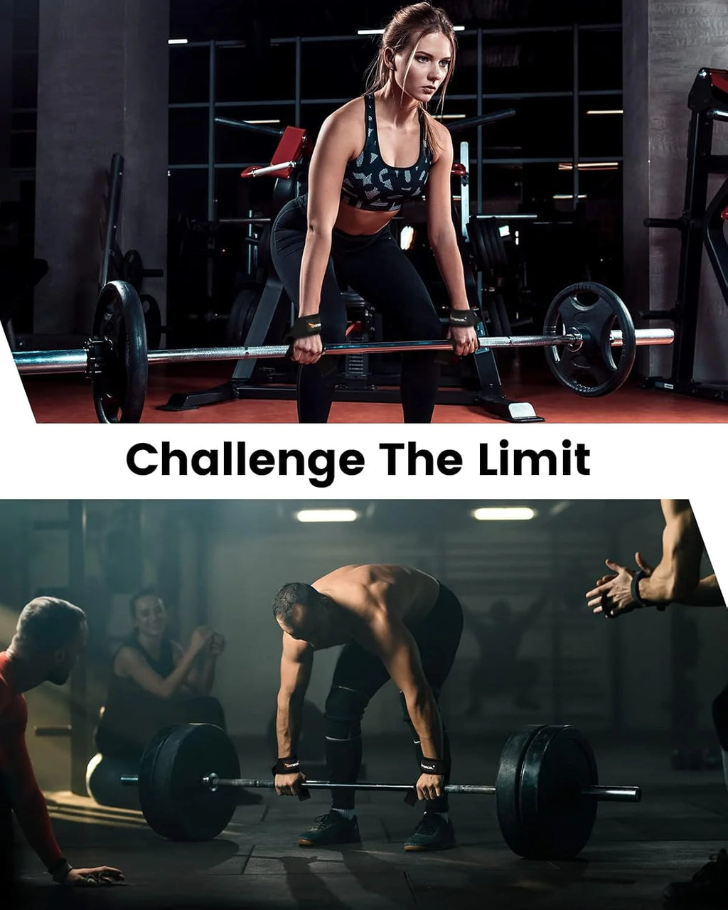 Pro Gym Reaper Lifting Straps, Black, 2.5Mm Thick & Reinforced Stitching for Deadlifts & Pull-Ups