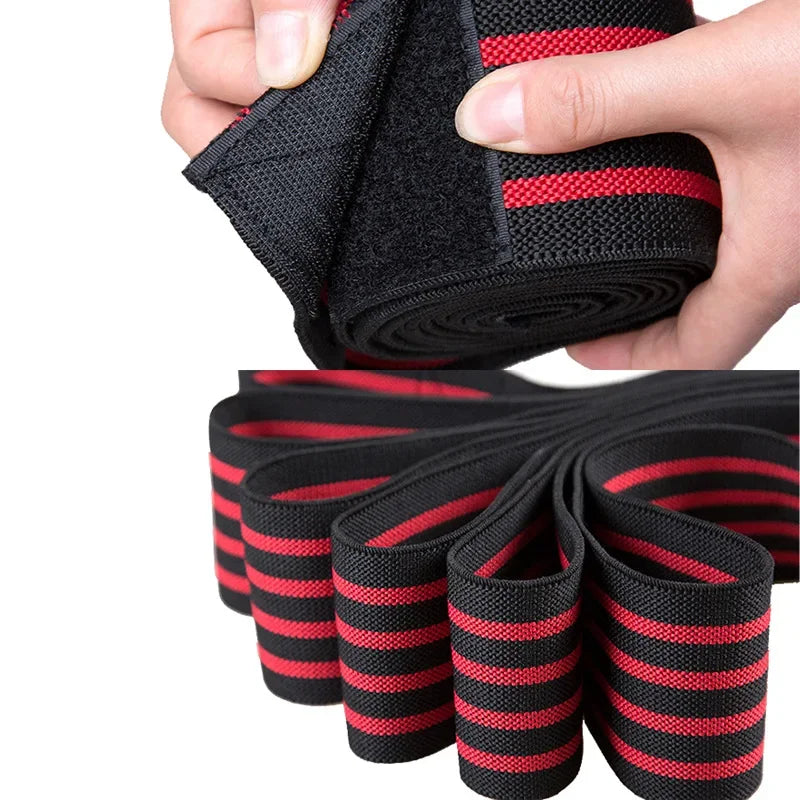 Ultimate Sports Knee Wraps for Weightlifting & Cross Training - Compression Support for Squats & Powerlifting - Perfect for Gym Workouts